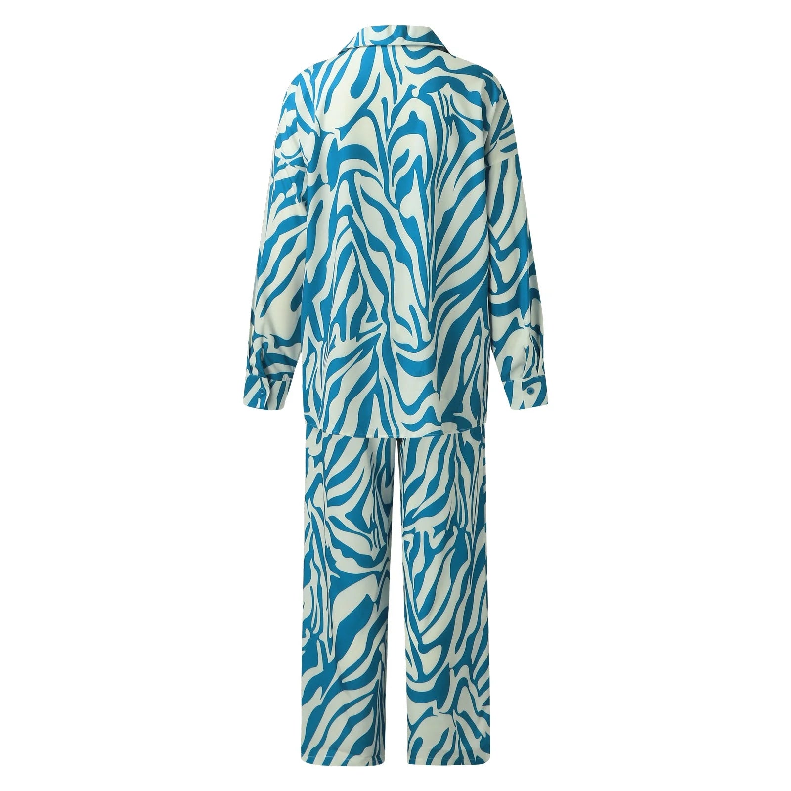 Womens Tracksuit Sweatsuit Set Long Sleeved Print Trouser Suit D808516