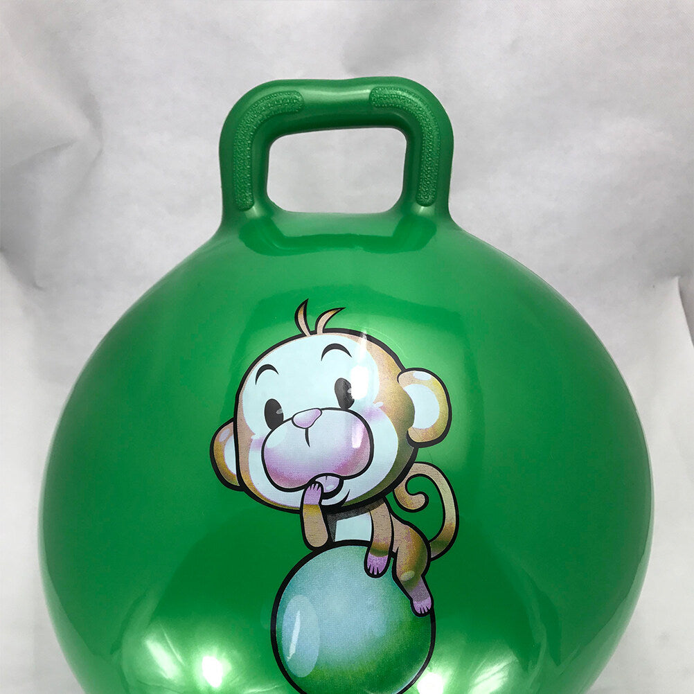 2 Pcs Inflatable Rubber Jumping Balls Q517575