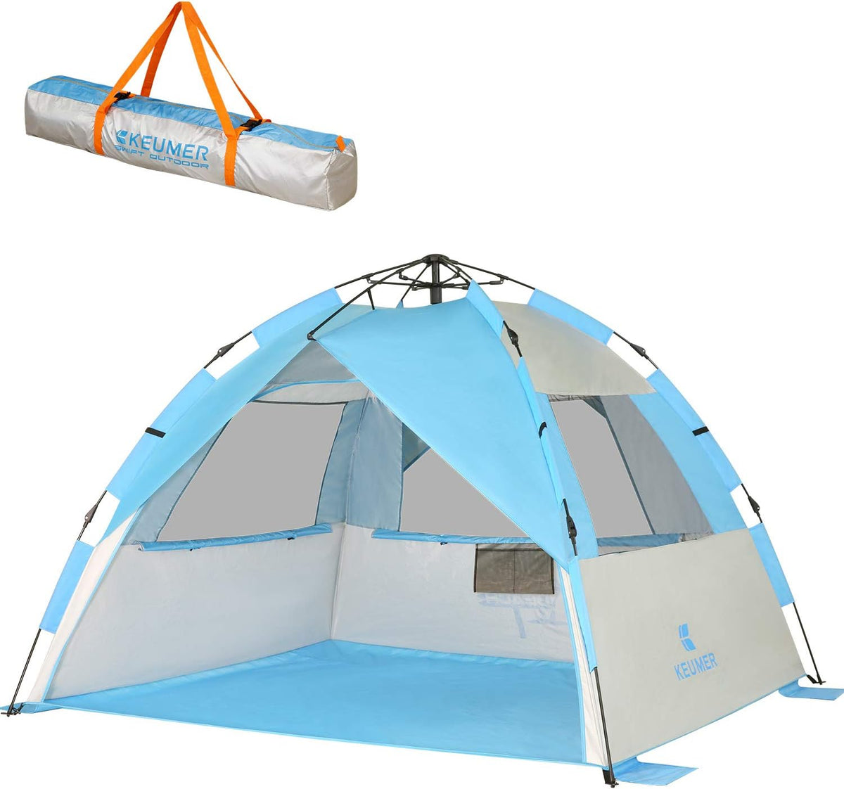 Pop Up Beach Tent Sun Shelter Canopy with UPF 50+ UV Protection I405