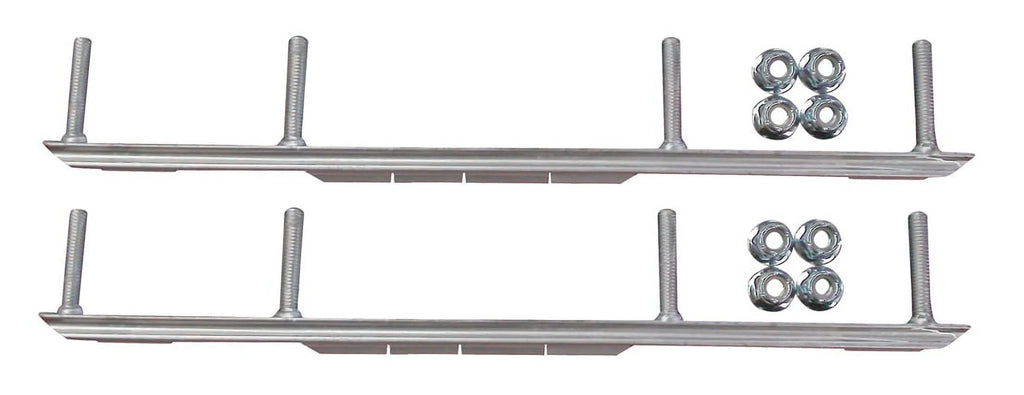 Green MTX Snowmobile Skis with 6" Shaper Bars Complete Kit X755563