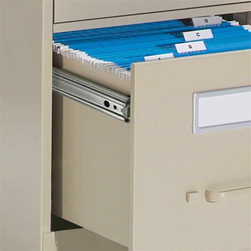 4 Drawer Vertical Metal File Cabinet Light Grey F737022