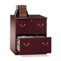 Cherry Red 2 Drawer Lateral File Cabinet V8507