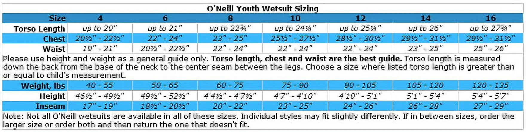 8 Graphite/Brite Blue Kids Full Wetsuit X172993