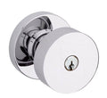 Keyed Entry Knobset for 2-1/4 inch Thick Doors Satin Brass V37572
