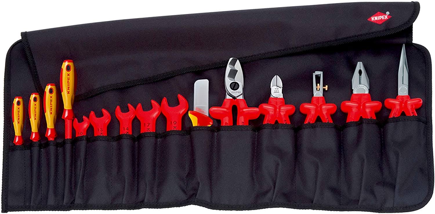 Tool Roll 15 Parts with Insulated Tools U642321