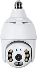 2K 3.0MP Wireless PTZ Security Camera with E27 Light Bulb Connector, Pack of 2 C415