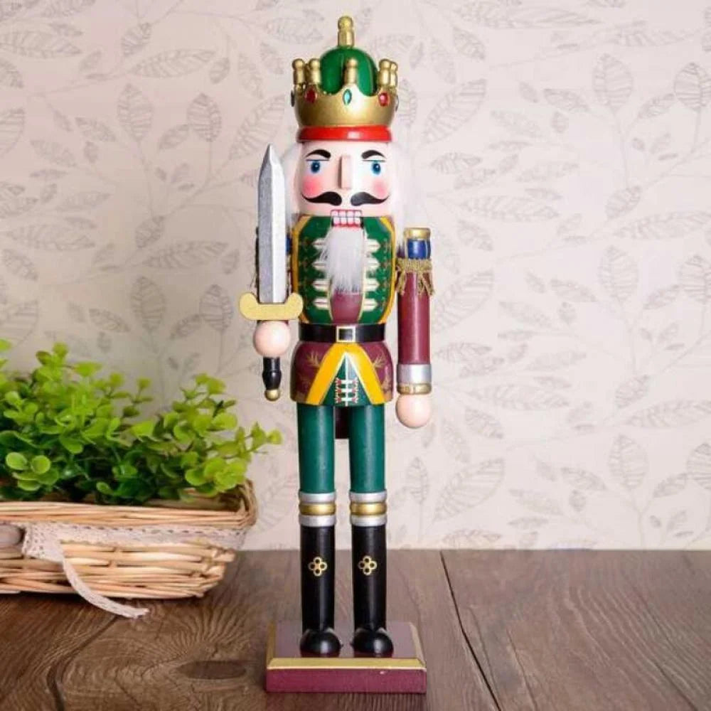 30cm Wooden Nutcracker Soldier Figure Doll L28048