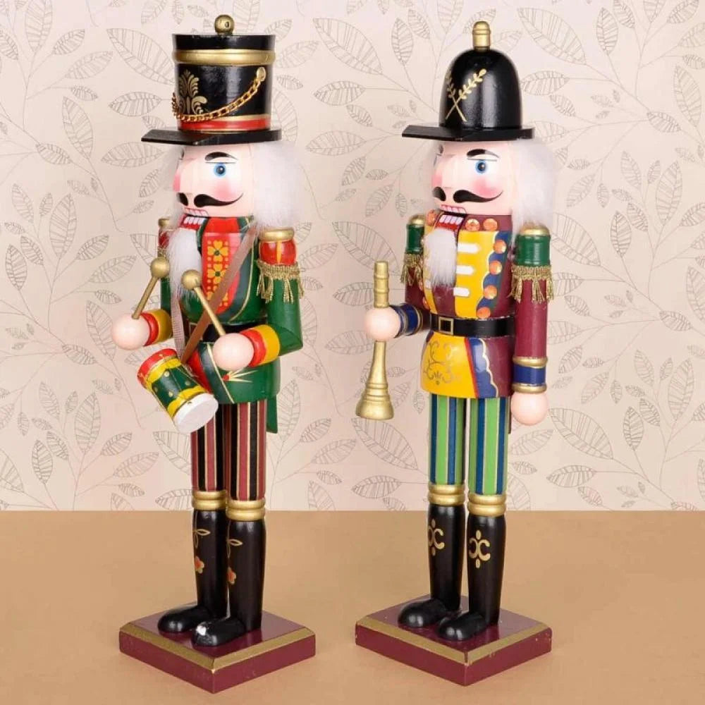 30cm Wooden Nutcracker Soldier Figure Doll L28048