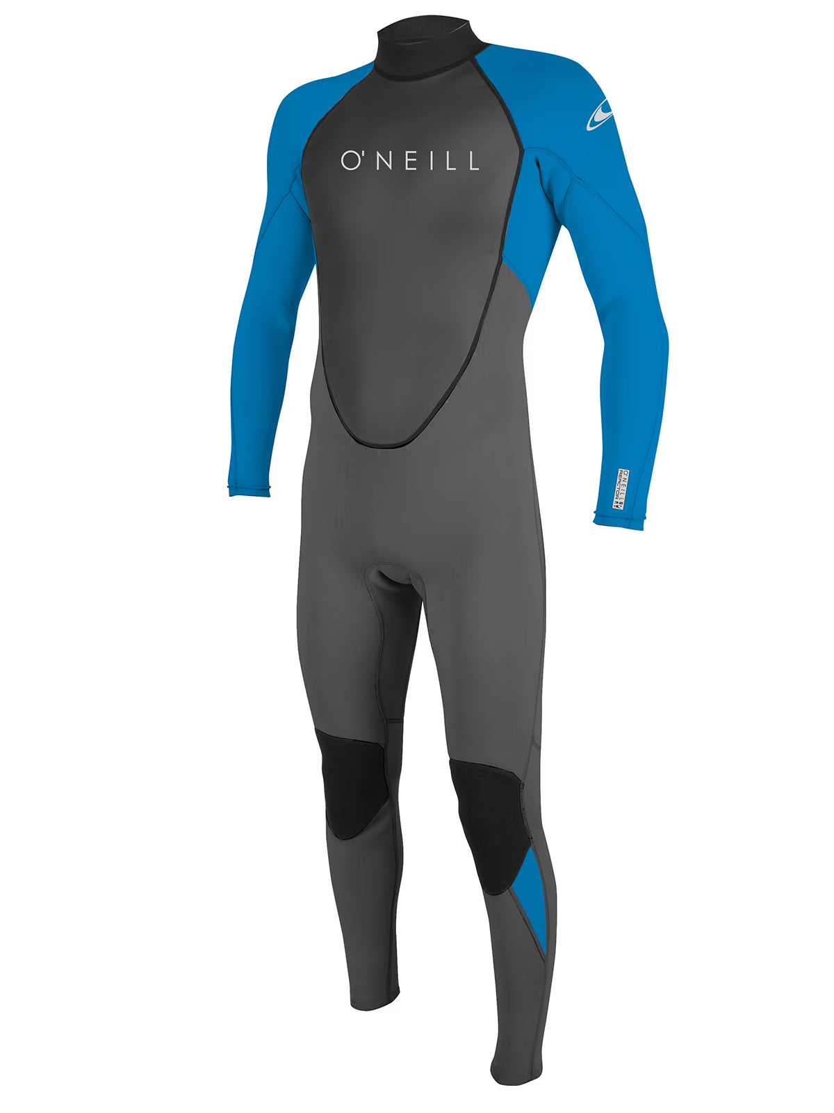 8 Graphite/Brite Blue Kids Full Wetsuit X172993