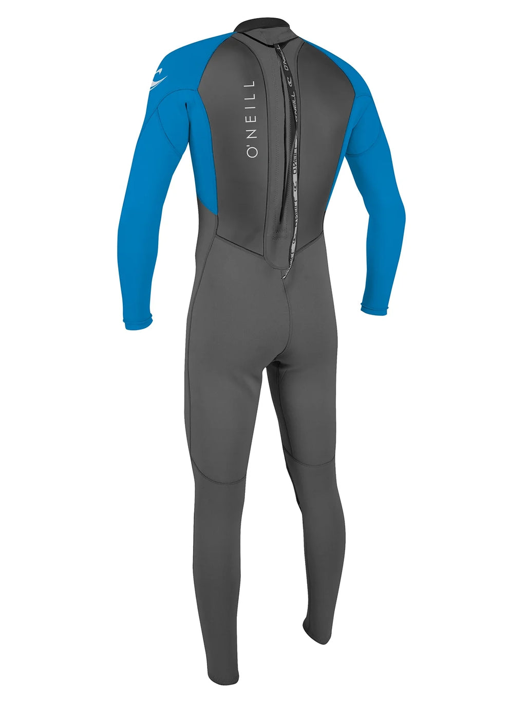 8 Graphite/Brite Blue Kids Full Wetsuit X172993