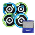 Trampoline Paddles for 4 Players, Bouncy Disc Paddle Ball Game Frisbee Set Q40243