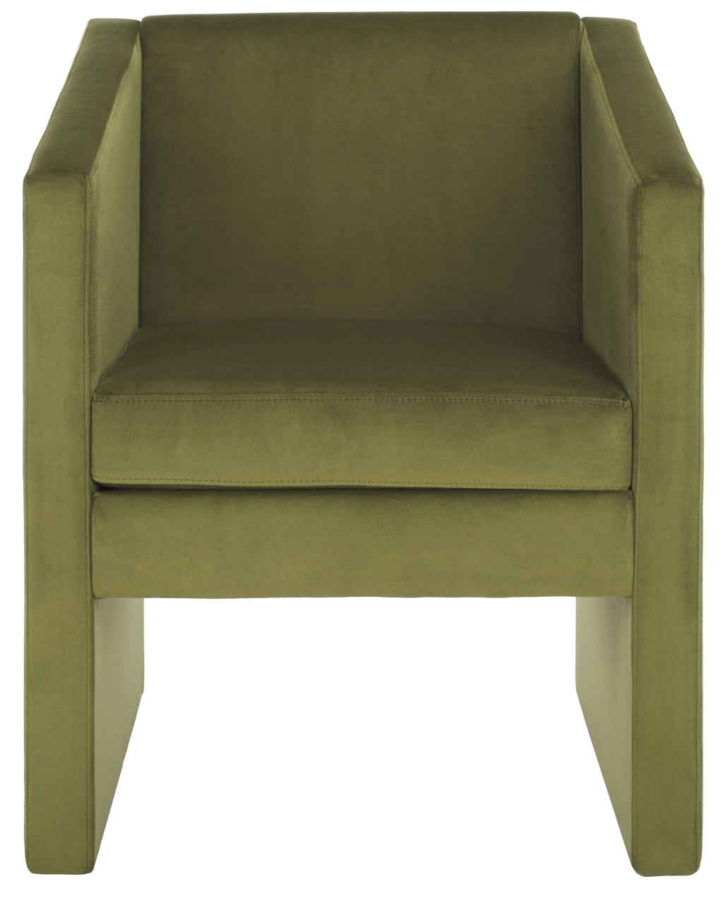 Olive Green Velvet Accent Chairs T715382