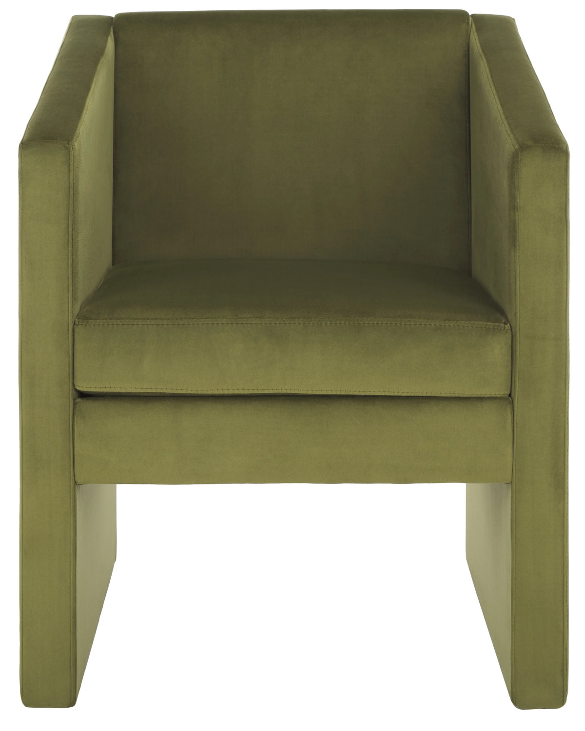 Olive Green Velvet Accent Chairs T715382