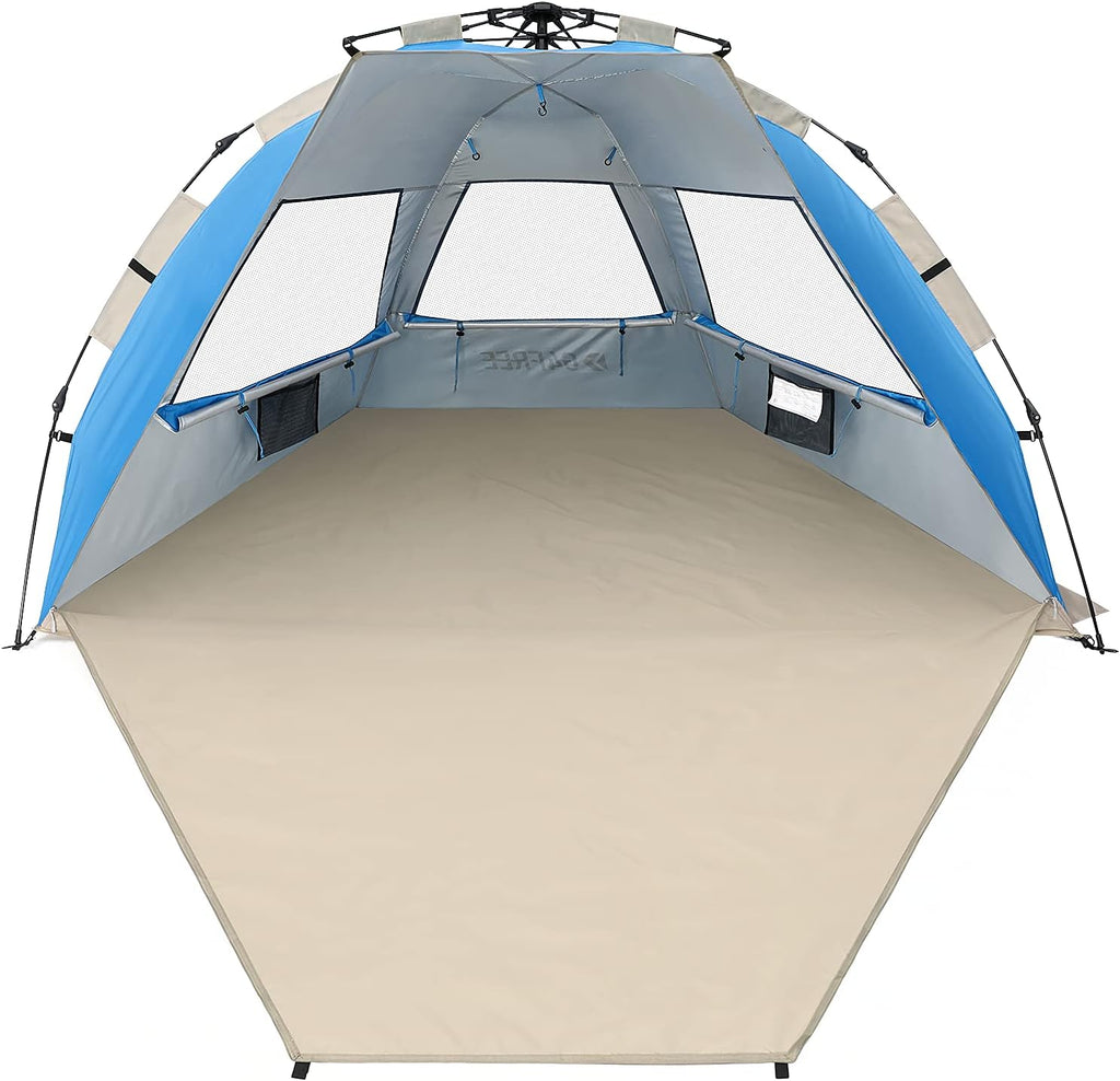 Pop Up Beach Tent Sun Shelter Canopy with UPF 50+ UV Protection I405