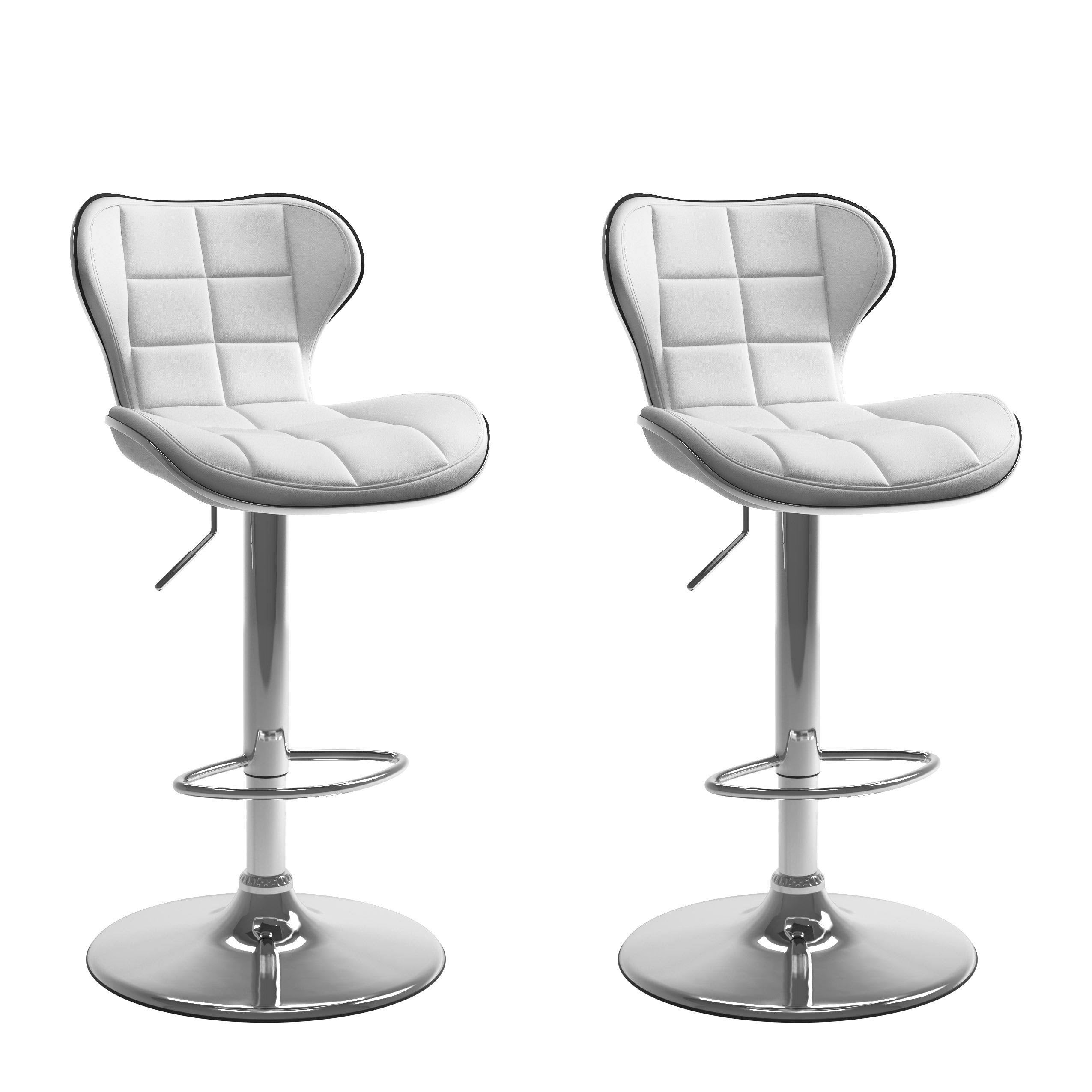 Adjustable Bar Stool (Set of 2) (Black) O754