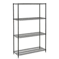 Black Epoxy Wire Shelving Unit V80469
