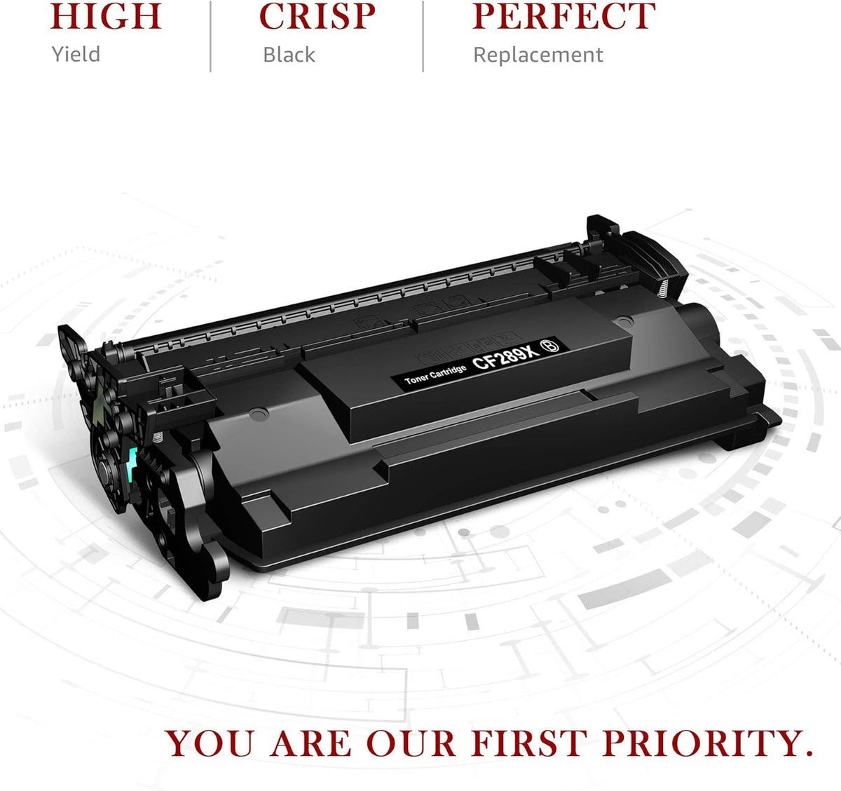 Compatible Toner Cartridge for HP Printer, Black, 1-Pack X503