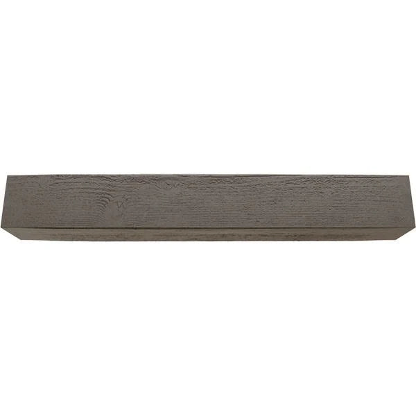 10x22W x 4x22H x 8&L 3-Sided Rough Sawn Faux Wood Ceiling Beam G5505