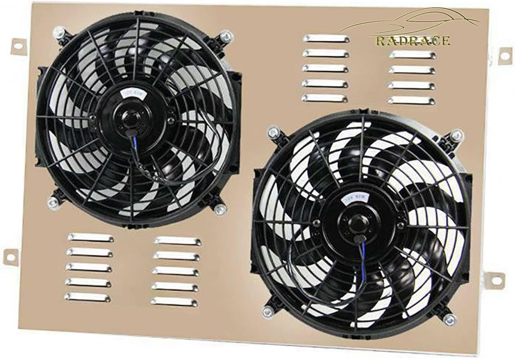 Aluminum Radiator Shroud 12" Fan for Ford F100 F250 F350 F150 D976