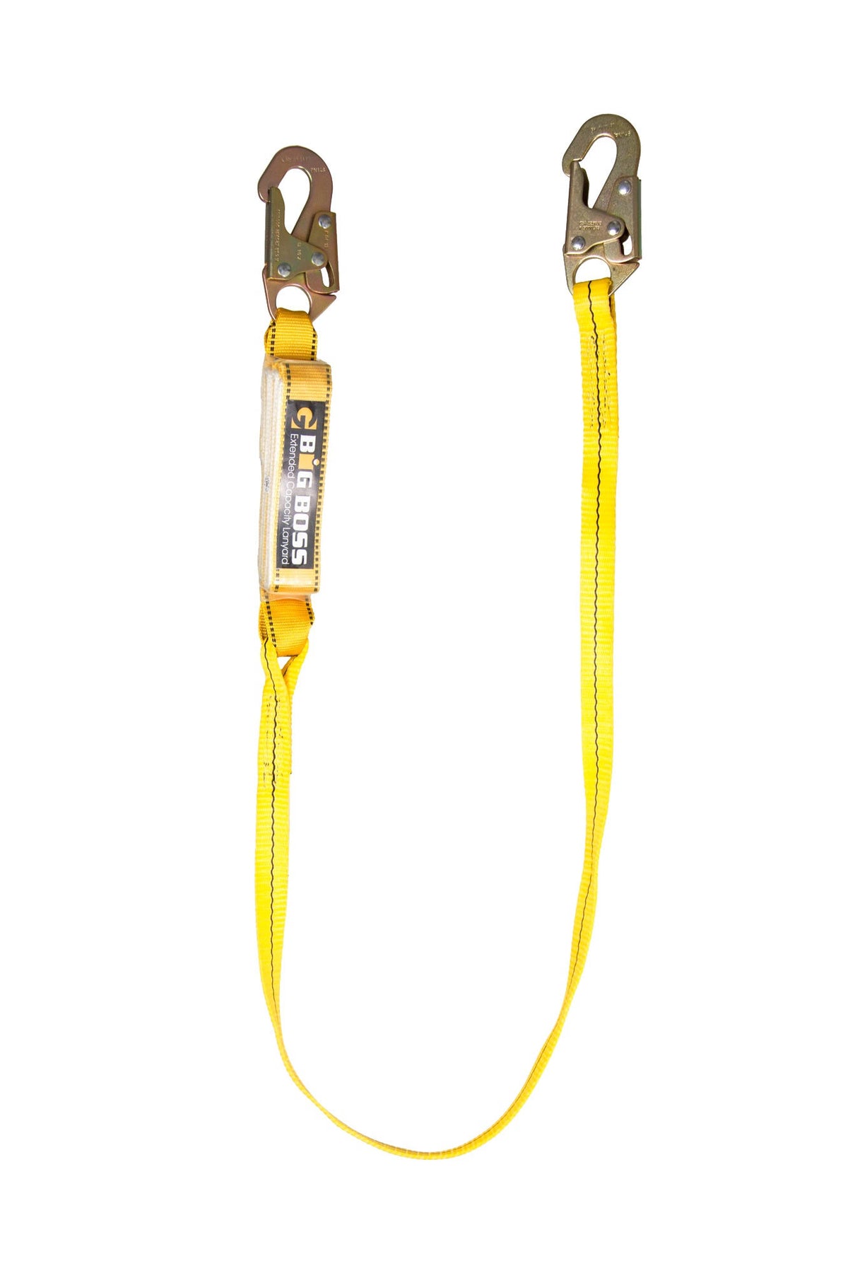 6 ft Single Leg Nylon Lanyard with Steel Rebar Hook D264572