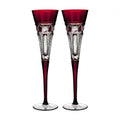 Red Champagne Flutes Glass (Set of 2) M7098