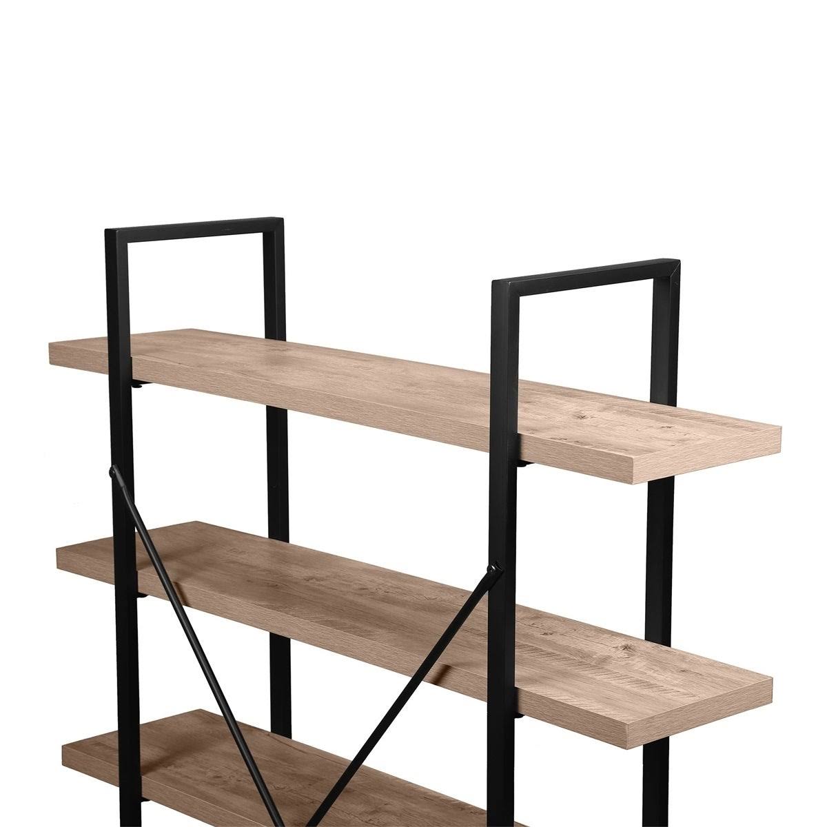 5-Tier Rustic Storage Bookshelf S560