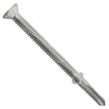 Bi-Flex 300 Series Bi-Metal Self-Drilling Screws with Wings, Flat Head with #3 Phillips Drive, #5 Point J3807