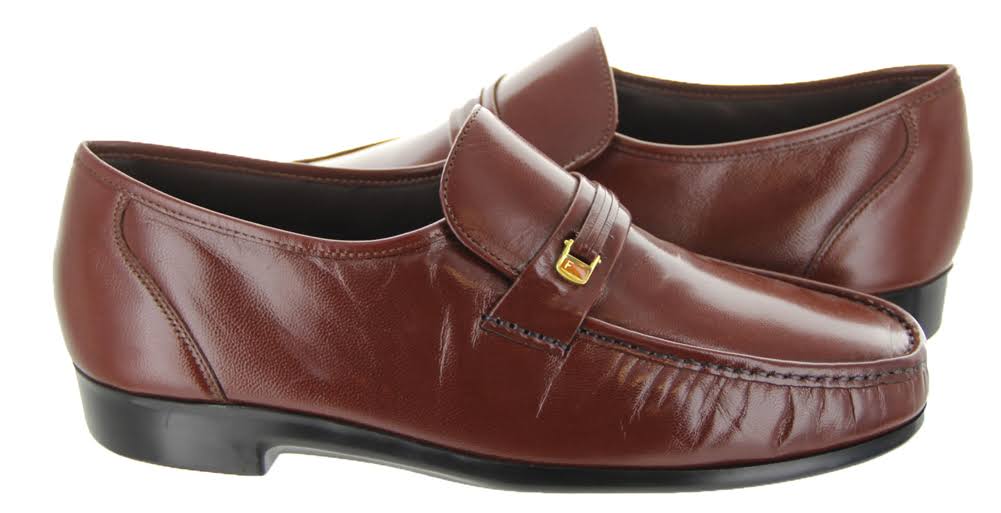 Cognac Men's Riva Shoes V454679