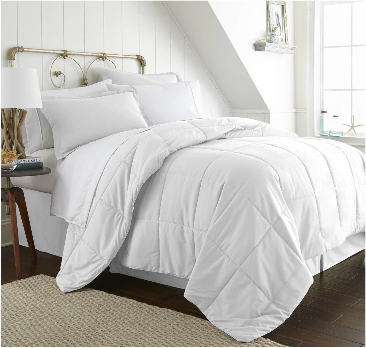 Navy 8 Piece Bed in a Bag Queen B930267