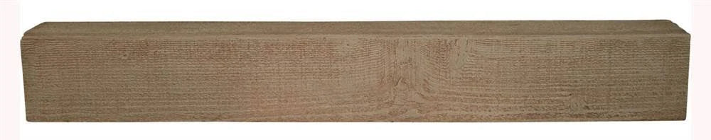 10x22W x 4x22H x 8&L 3-Sided Rough Sawn Faux Wood Ceiling Beam G5505