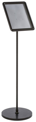 Black Tilting Floor Sign Frame S147