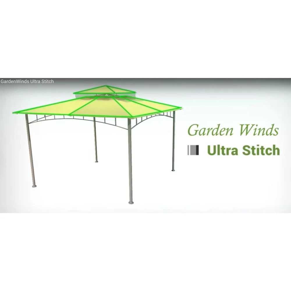 10x12 Gazebo Replacement Canopy Top Cover O655214