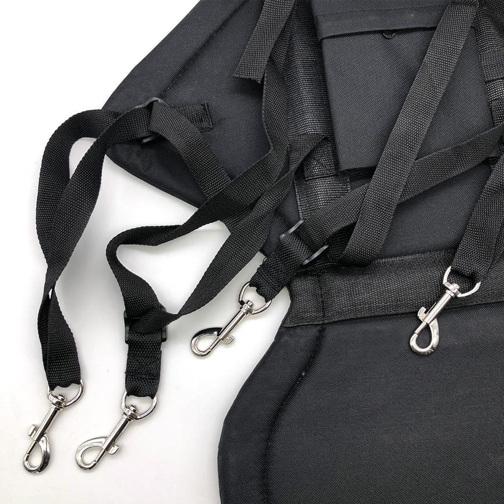 2Pcs Kids Adjustable Padded Canoe and Kayak Boat Seat with Snap Hooks P118371