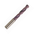 Carbide 140° Point Drill, Reinforced Straight Shank, 65mm LOC K9476