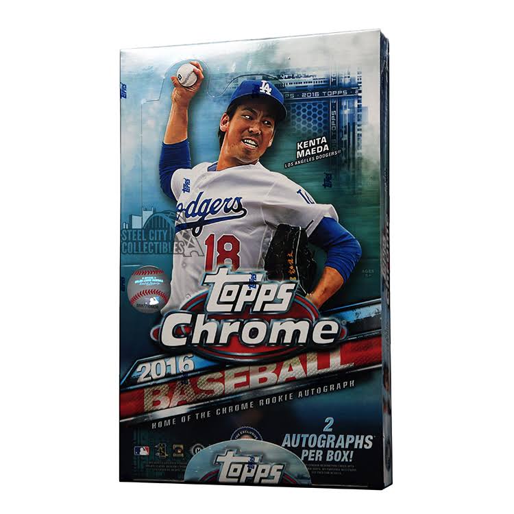 2016 Topps Chrome Baseball Hobby Box V833533