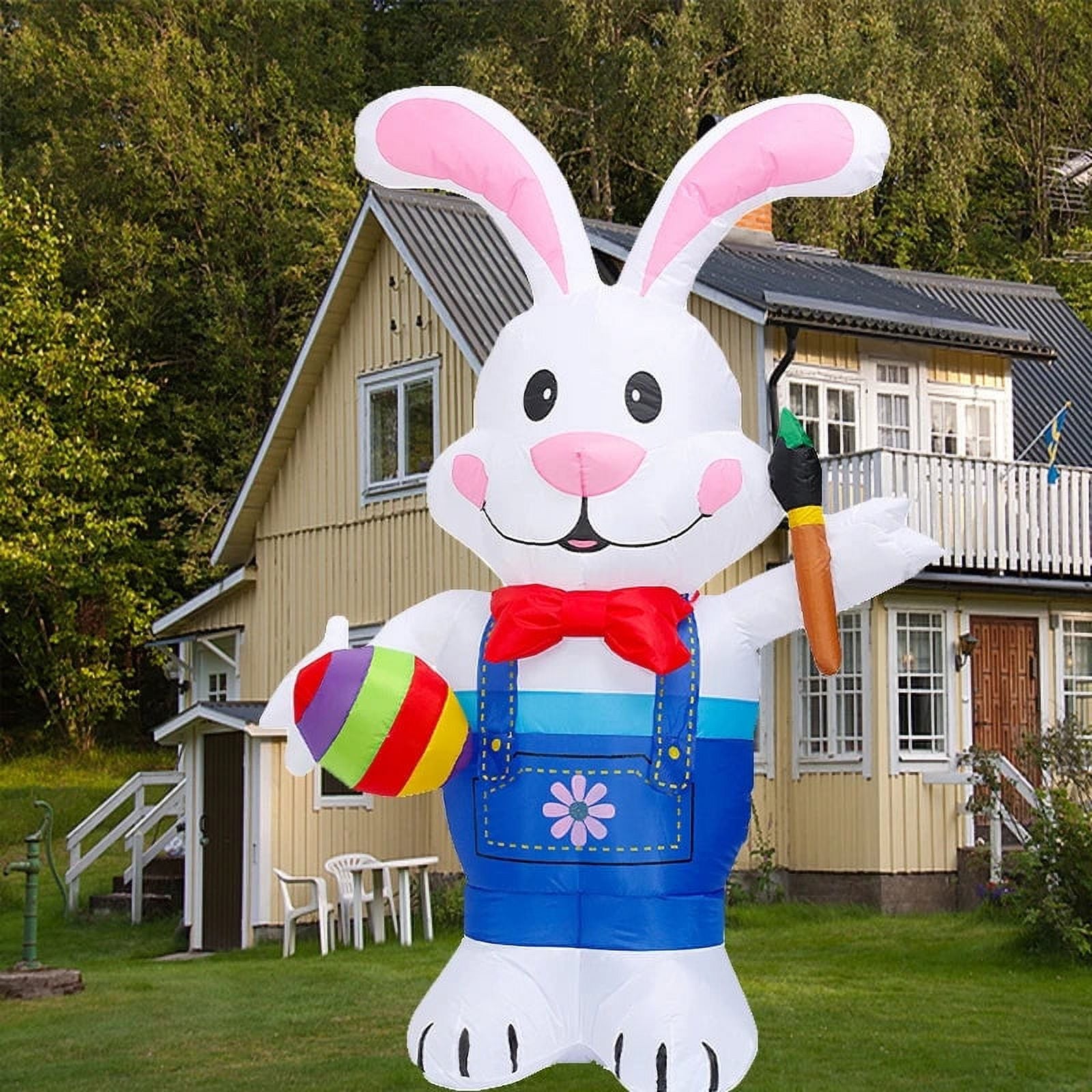 5.9FT Easter Inflatable Bunny with LED H229682