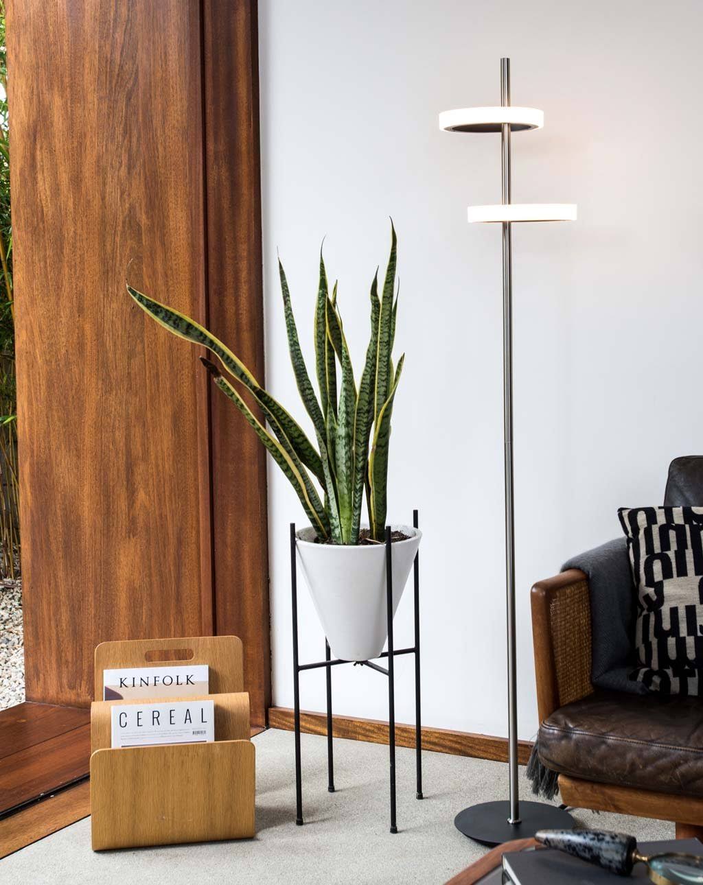 Antique Nickel Floor Lamp N5802