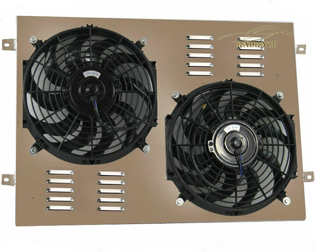 Aluminum Radiator Shroud 12" Fan for Ford F100 F250 F350 F150 D976