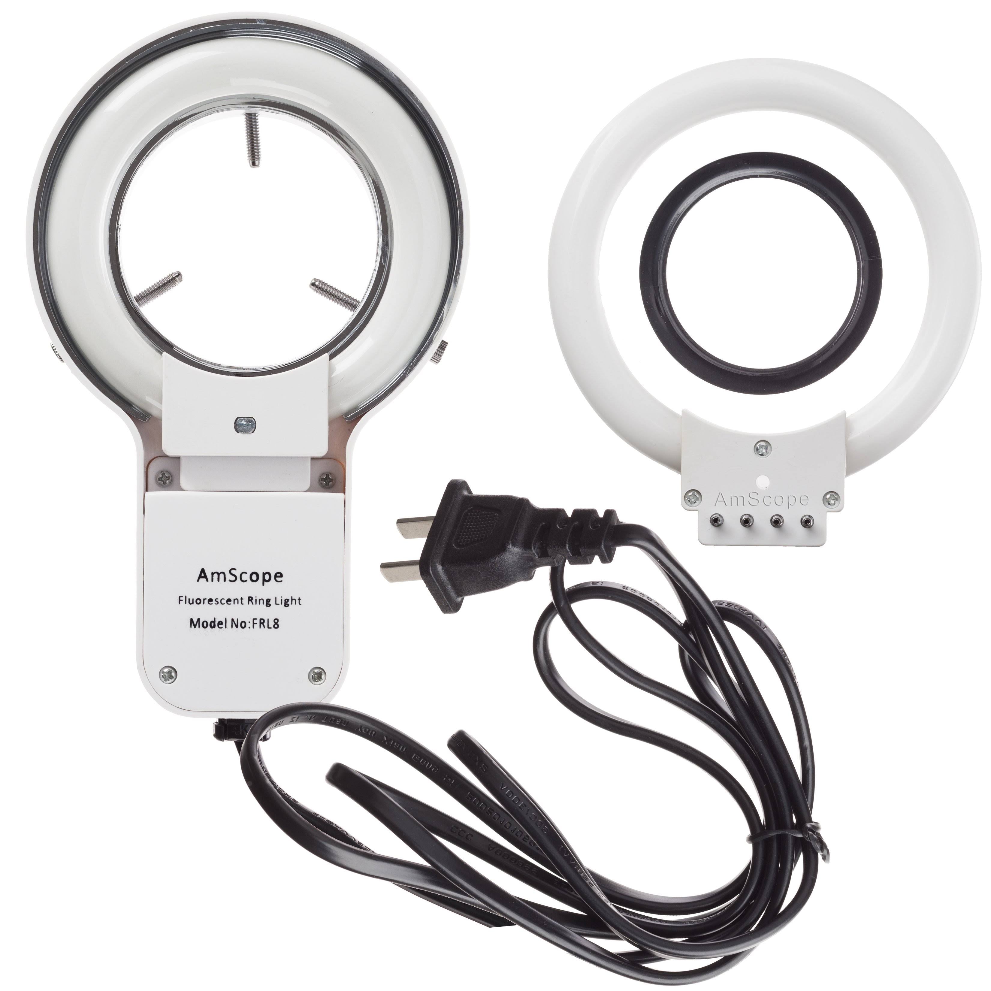 3.5X-45X Simul-Focal Stereo Boom Stand Microscope with Fluorescent Light and 3MP Camera I302