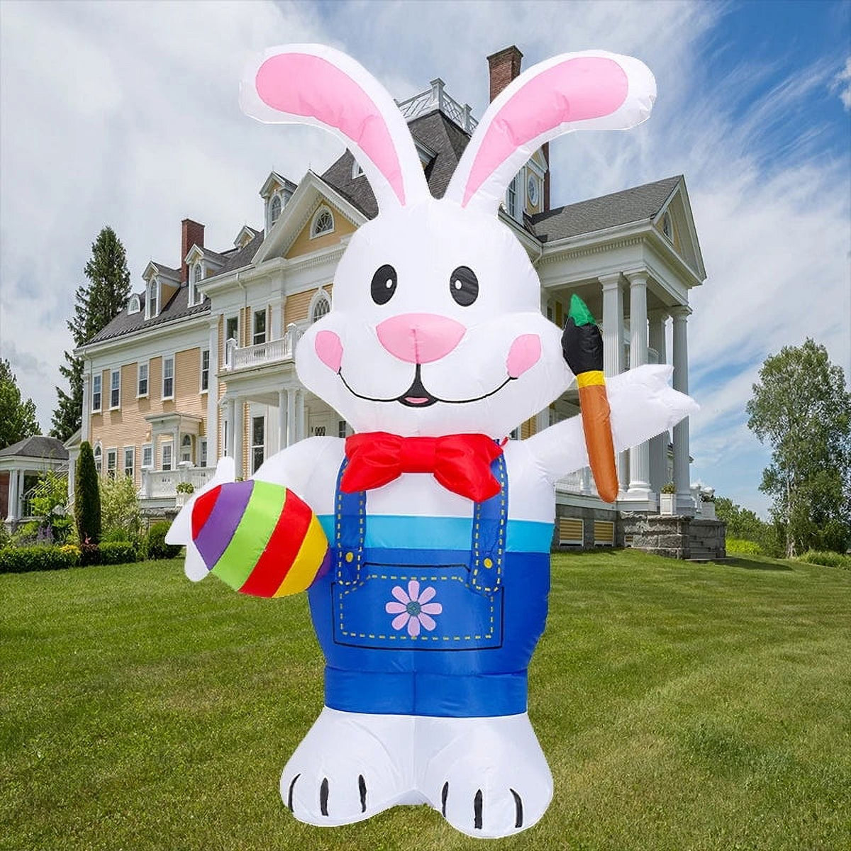 5.9FT Easter Inflatable Bunny with LED H229682