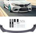 Gloss Black Front Bumper Lip Spoiler ABS Pack of 2 P246226