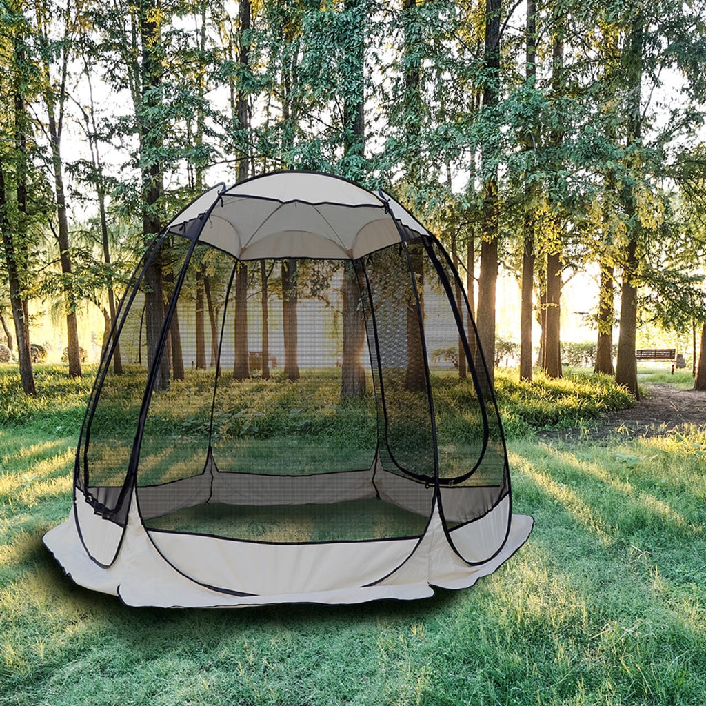 Pop Up Gazebo Tent With Screen Mesh A838623
