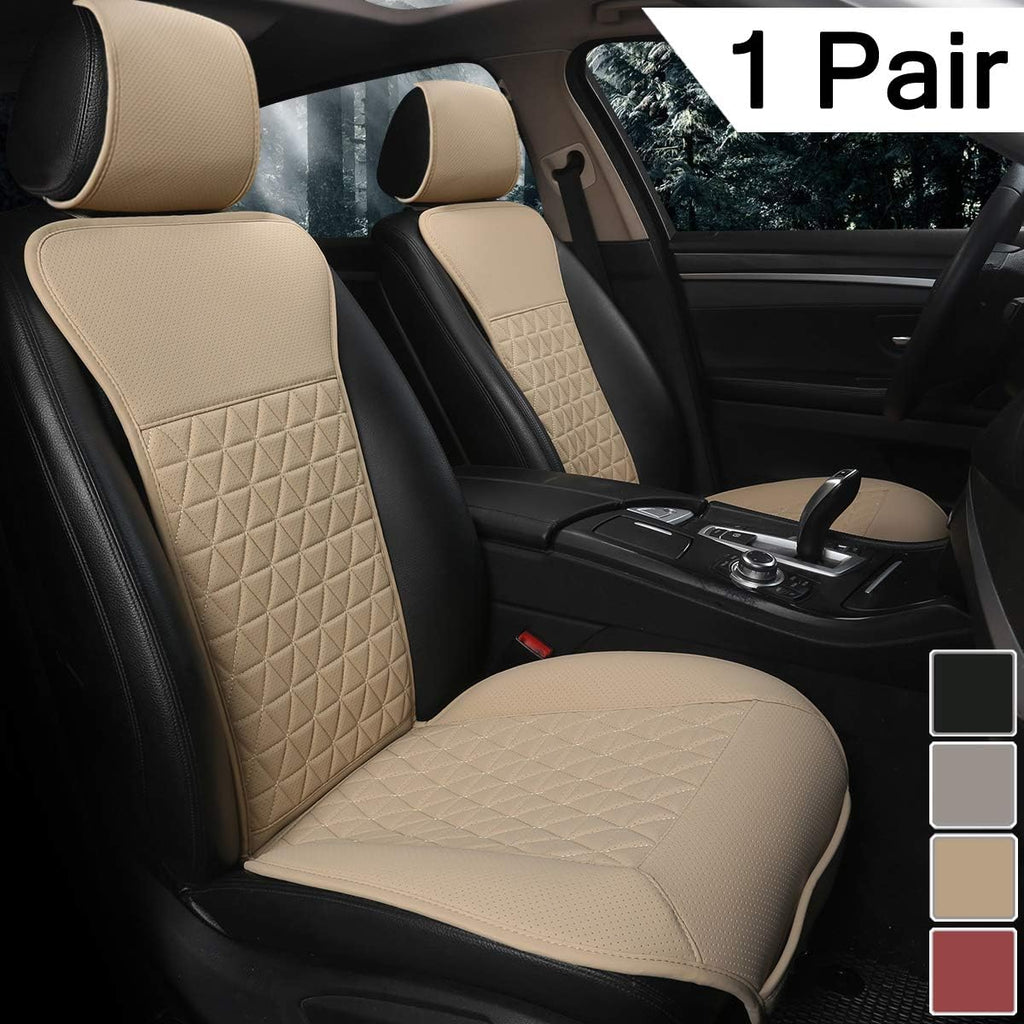 Wine Red Pack of 2 PU Car Seat Covers K166