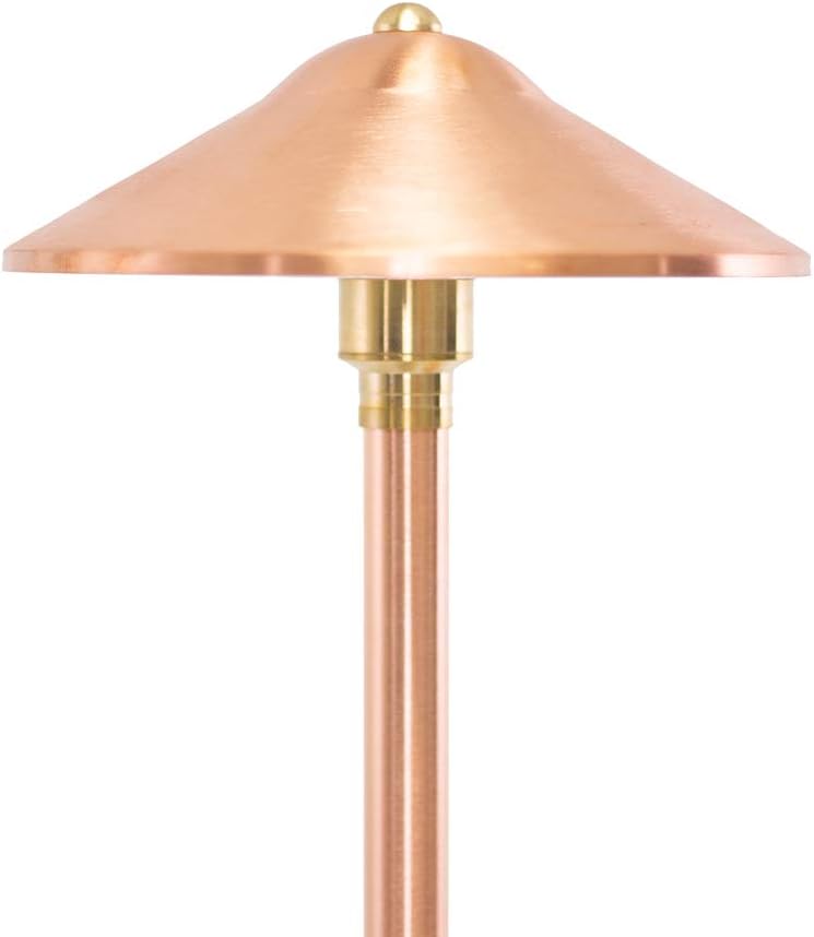 Bronze Cast Brass LED Path Light 6-Pack Kit with 150W Low Voltage Transformer N9710