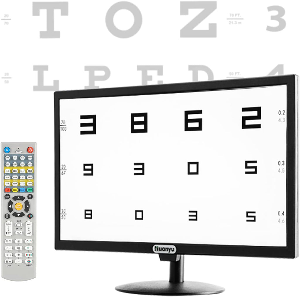 23inch LCD Electronic Visual Acuity Chart Optometry Tester with Remote J318436