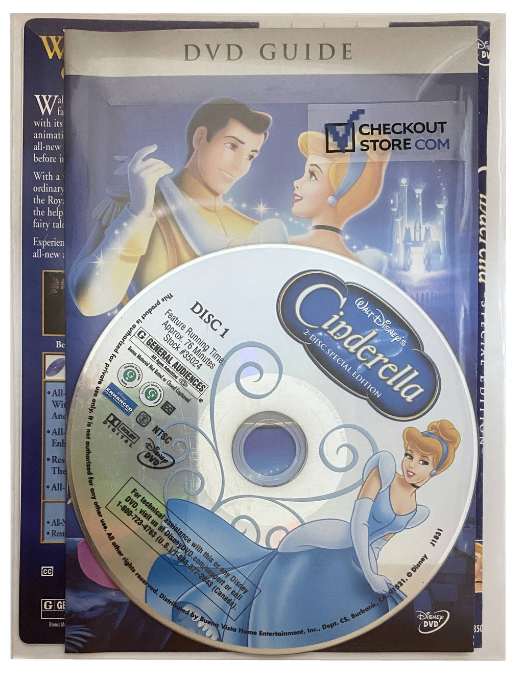 Clear Plastic Sleeve with Flap for DVD Case Artwork H275