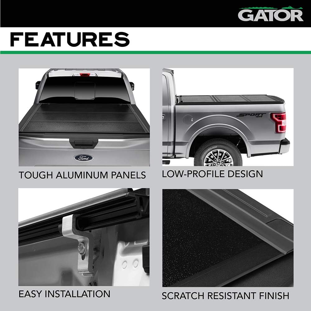Hard Tri-Fold Truck Bed Tonneau Cover for Toyota Tundra 5' 7" Bed N6248
