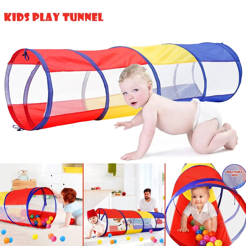 Kids Play Tent Crawl Tunnel and Ball Pit Set L754