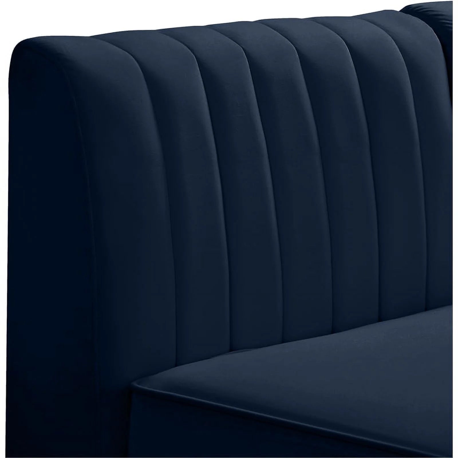 Navy Velvet Corner Chair B235