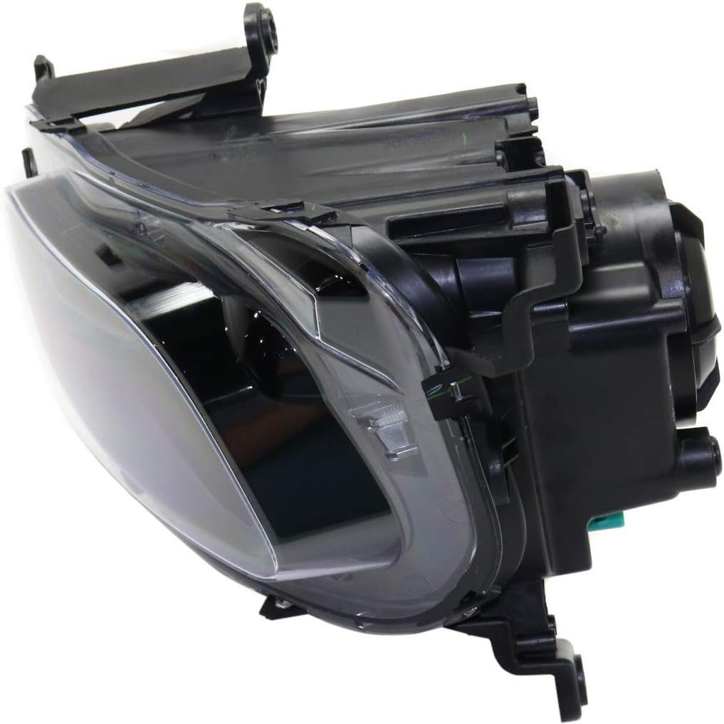 For Jeep Cherokee Headlight Assembly 2014 2016 Driver Side Halogen Black Trim W190132